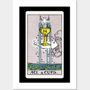 Card #36 - Ace Of Cups - Rider Waite Smith Tarot Posters and Art